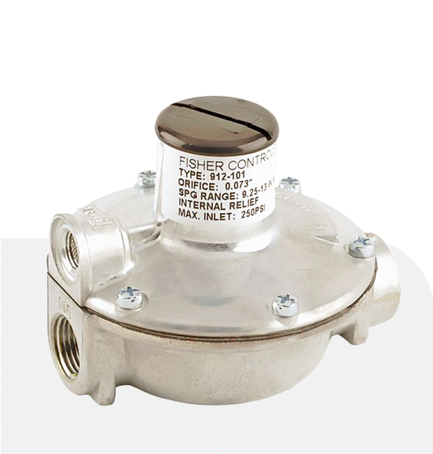 Fisher Valve, Jual Valve Fisher, Distributor Valve, Fisher Stockist Valve, Fisher Valve Indonesia, Fisher Regulator, Fisher 912 Series Pressure Reducing Regulators