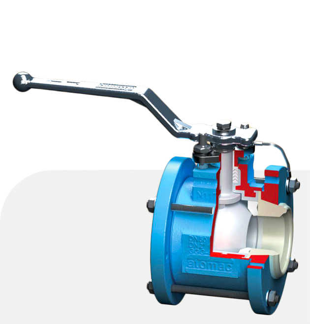 Atomac Valve, Jual Valve Atomac, Distributor Valve, Atomac Stockist Valve, Atomac Valve Indonesia, Atomac Lined Ball Valve, Atomac Lined Ball Valve – AKH7 – KP